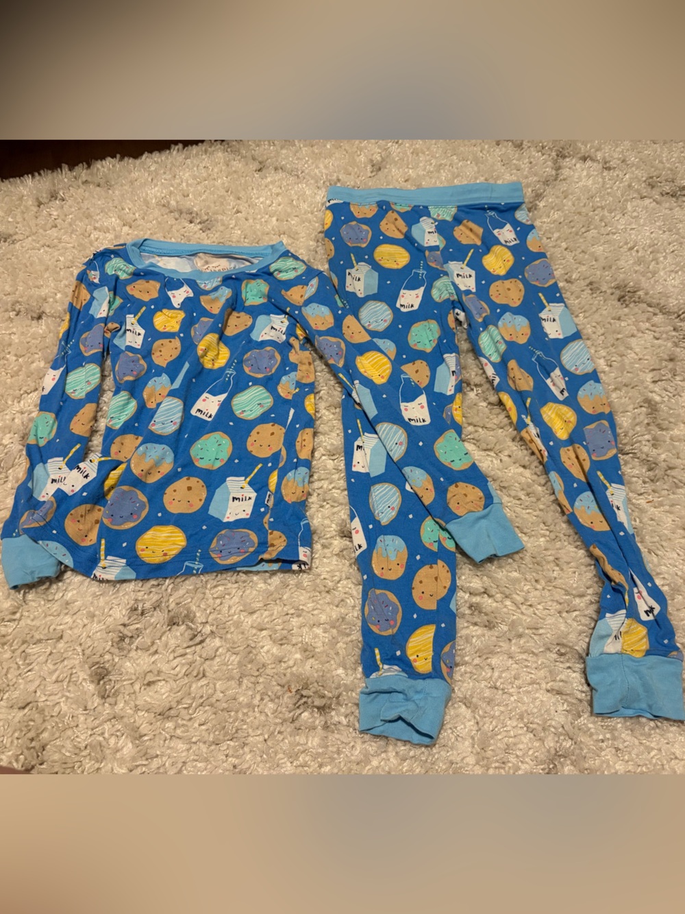 Little Sleepies signature Milk and Cookies 2-piece pajama set